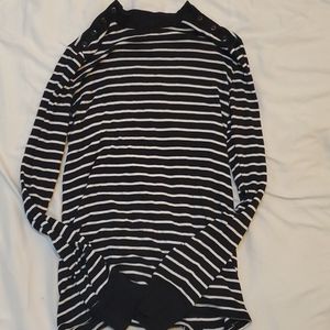 Gap Striped Long Sleeve Shirt Buttons Sz Small